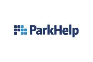 Parkhelp logo in a white background supplier of parking management & guidance system