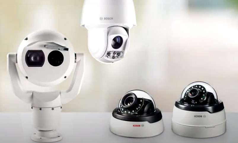 Bosch PTZ and mini speed dome CCTV camera